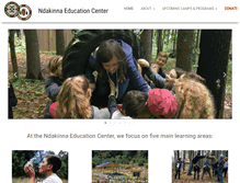 Tablet Screenshot of ndakinnacenter.org